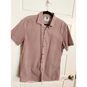 Topman Short Sleeve Button Down Shirt
